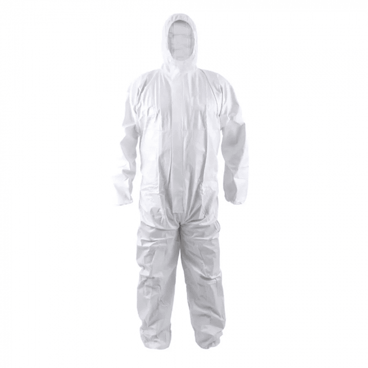 Overol buzo desechable blanco TALLA XL -CLEANCARRIER 1