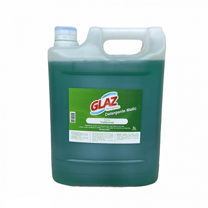 Detergente líquido ropa 5 LT -GLAZ 1