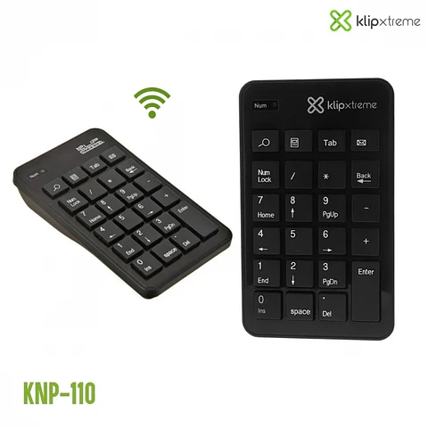 Teclado numérico Wireless bluetooth KNP-110  Klip Xtreme