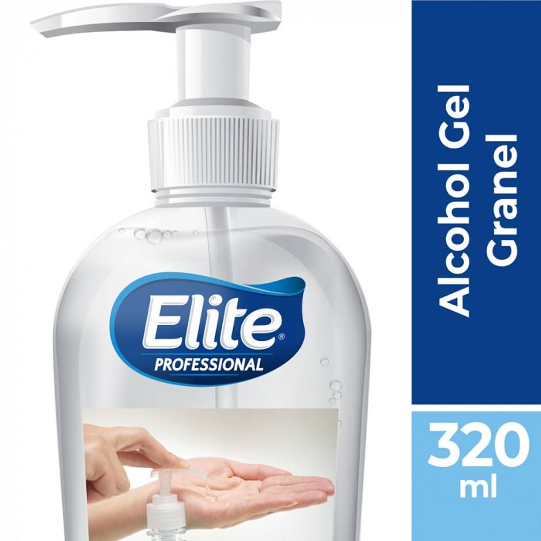 Alcohol gel antibacterial 320 ML -ELITE 1