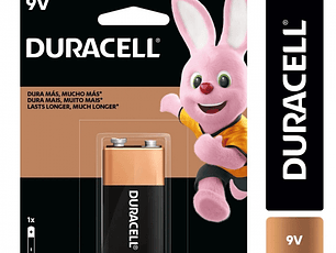 Pila Batería Alcalina 9V Duracell