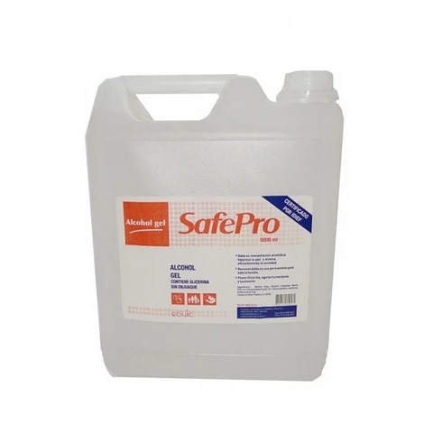 Alcohol gel antibacterial 5 LT -SAFEPRO
