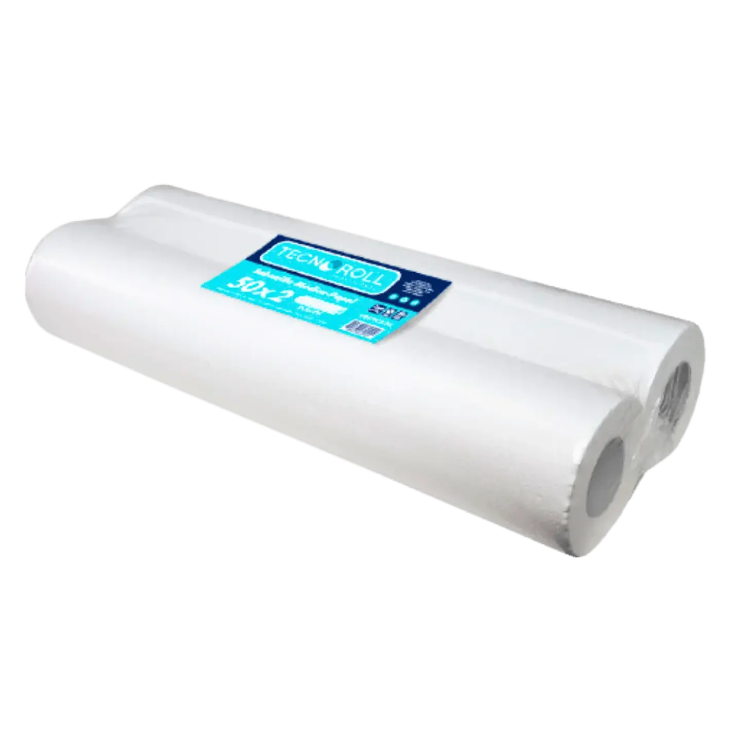 Sabanilla h/s blanca 50 MT x 2 ROLLOS -TECNOROLL 1