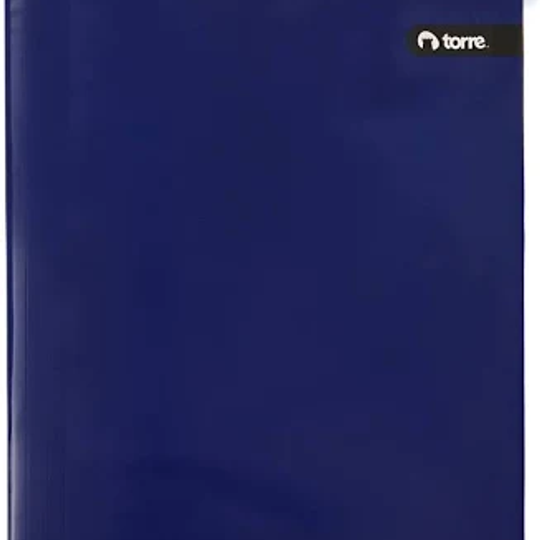 Carpeta vinilo lomo azul OFICIO -TORRE 1