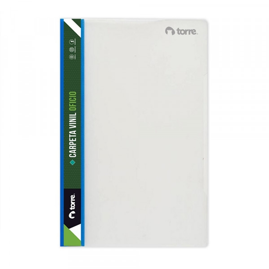 Carpeta schnell vinilo transparente OFICIO TORRE 1