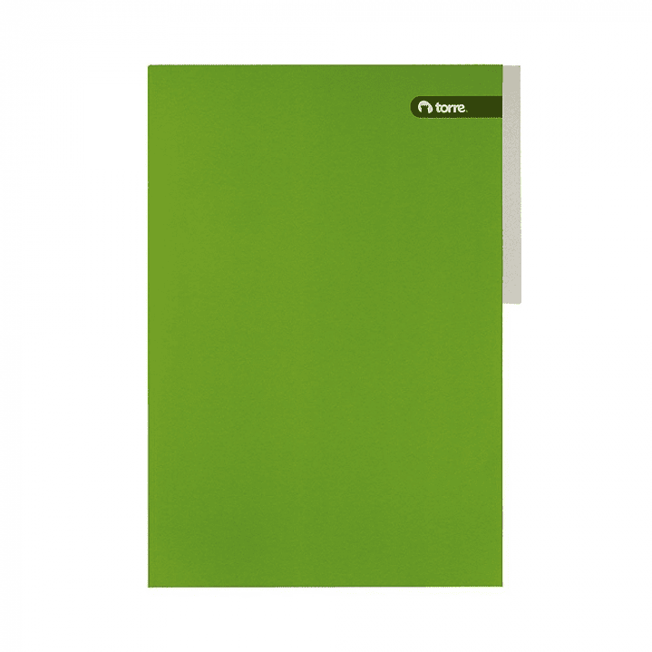 Carpeta pigmentada cartón verde OFICIO -TORRE 1