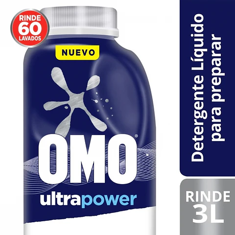Detergente líquido ropa concentrado para diluir 500 ML -OMO
