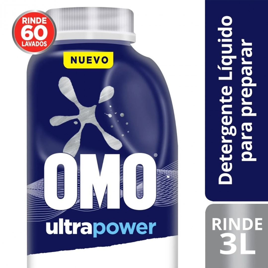 Detergente líquido ropa concentrado para diluir 500 ML -OMO 1