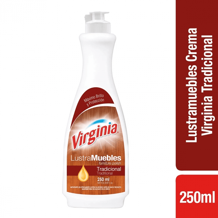 Lustramueble en crema . Tradicional Virginia 250 ML -VIRGINIA 1