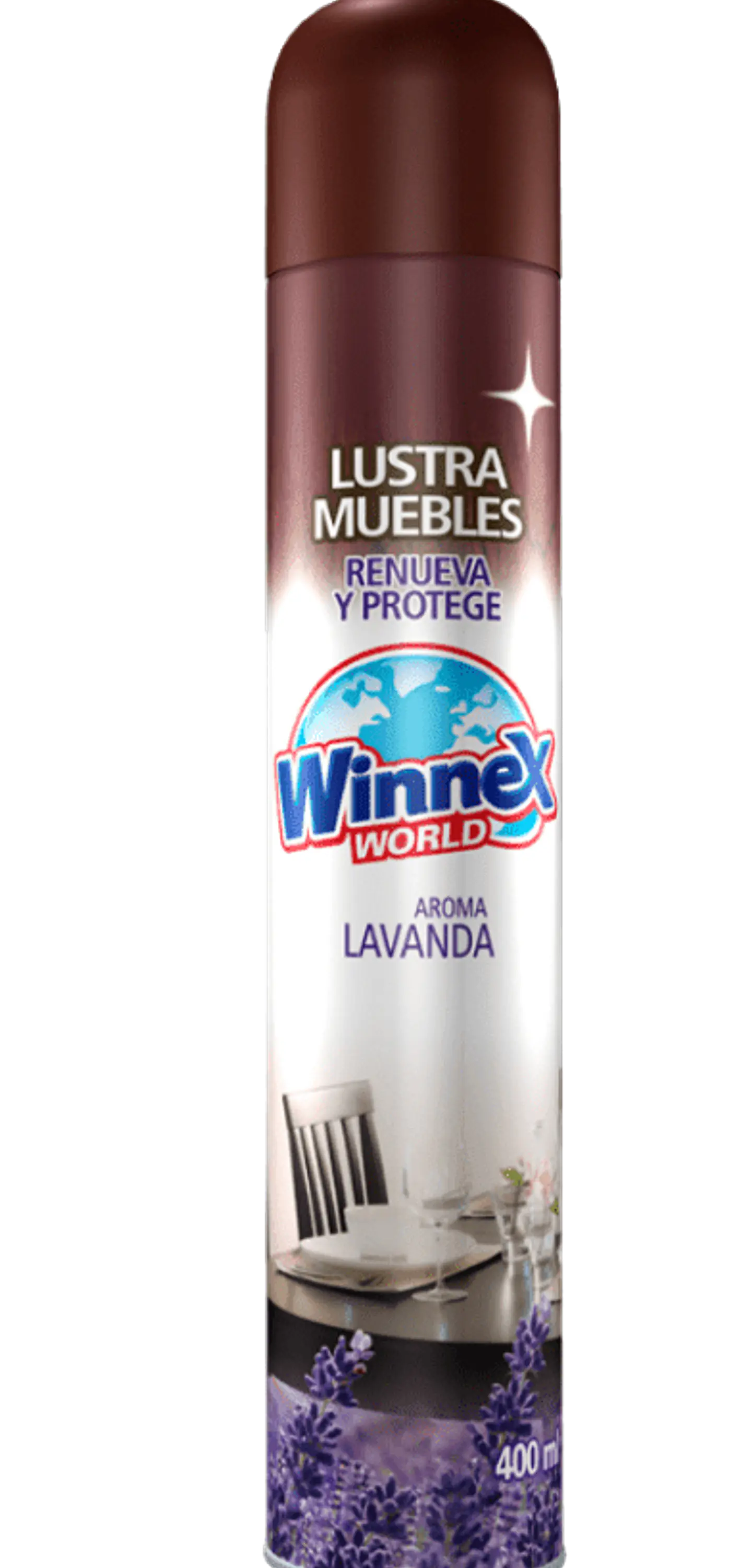 Lustramueble winnex spray Lavanda  400 ml -WINNEX 1