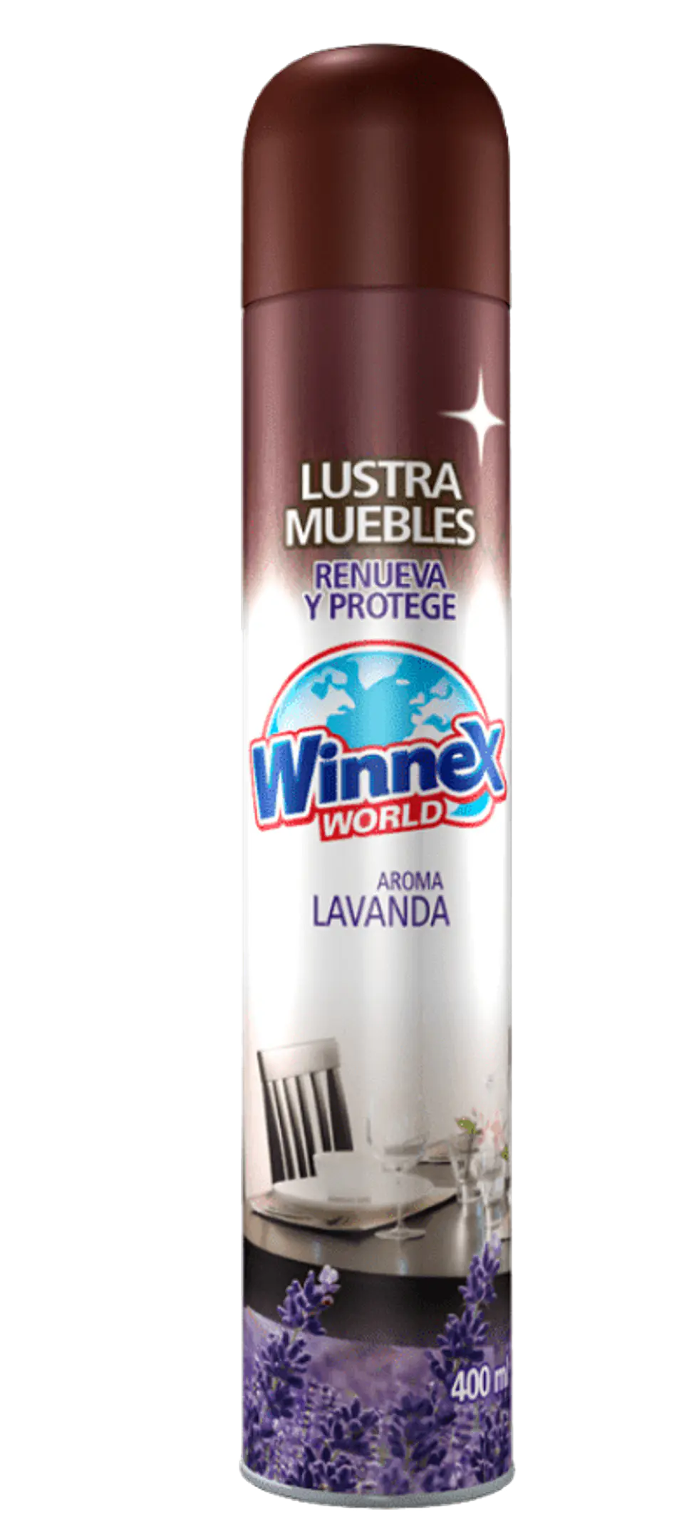 Lustramueble winnex spray Lavanda  400 ml -WINNEX 1