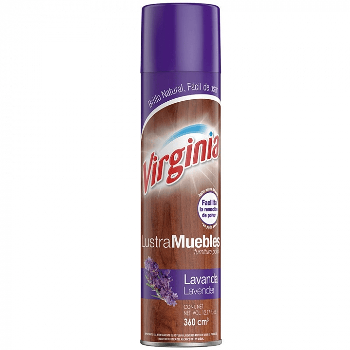 Lustramuebles en aerosol - lavanda 360 ML -VIRGINIA 1