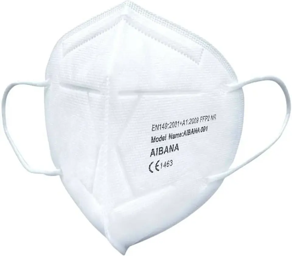 Mascarilla kn95 ultra fina blanca 10 UND -GENÉRICO 1