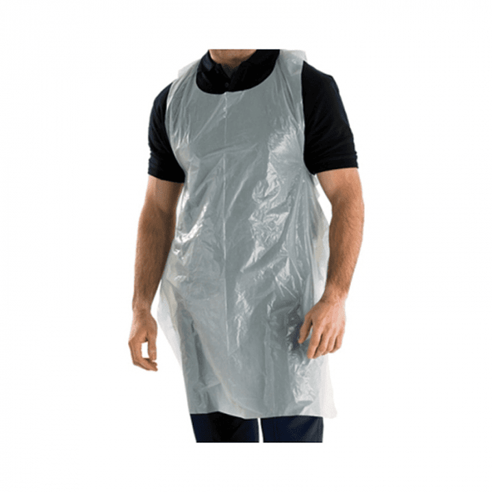 Pechera pvc  Plástica Blanca-GENÉRICO 1