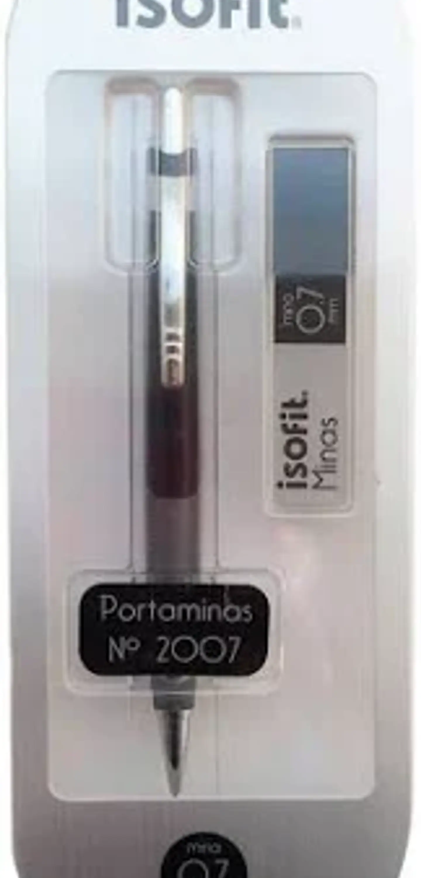 Set blister portaminas 2007 + minas 0.7mm -ISOFIT 1