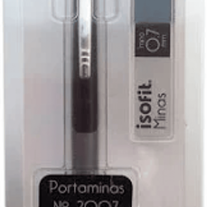 Set blister portaminas 2007 + minas 0.7mm -ISOFIT 1