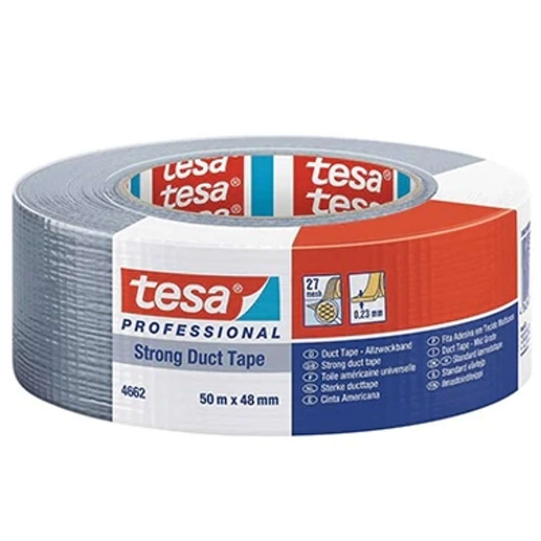 Cinta Tela Multiuso Gris Pro Strong 50 MM x 25 MT 1