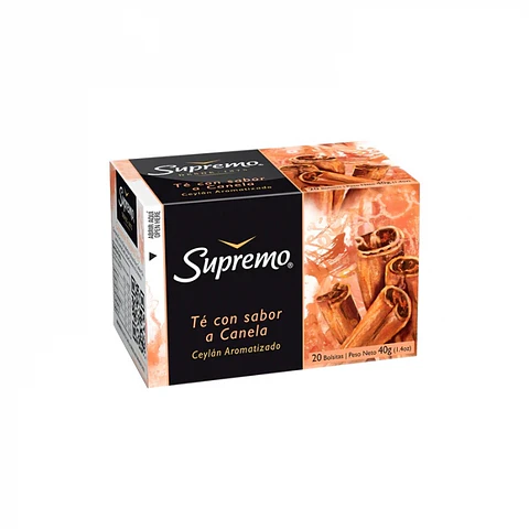 Té negro con sabor a canela 20 BOLSAS -SUPREMO