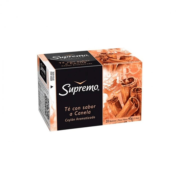 Té negro con sabor a canela 20 BOLSAS -SUPREMO 1