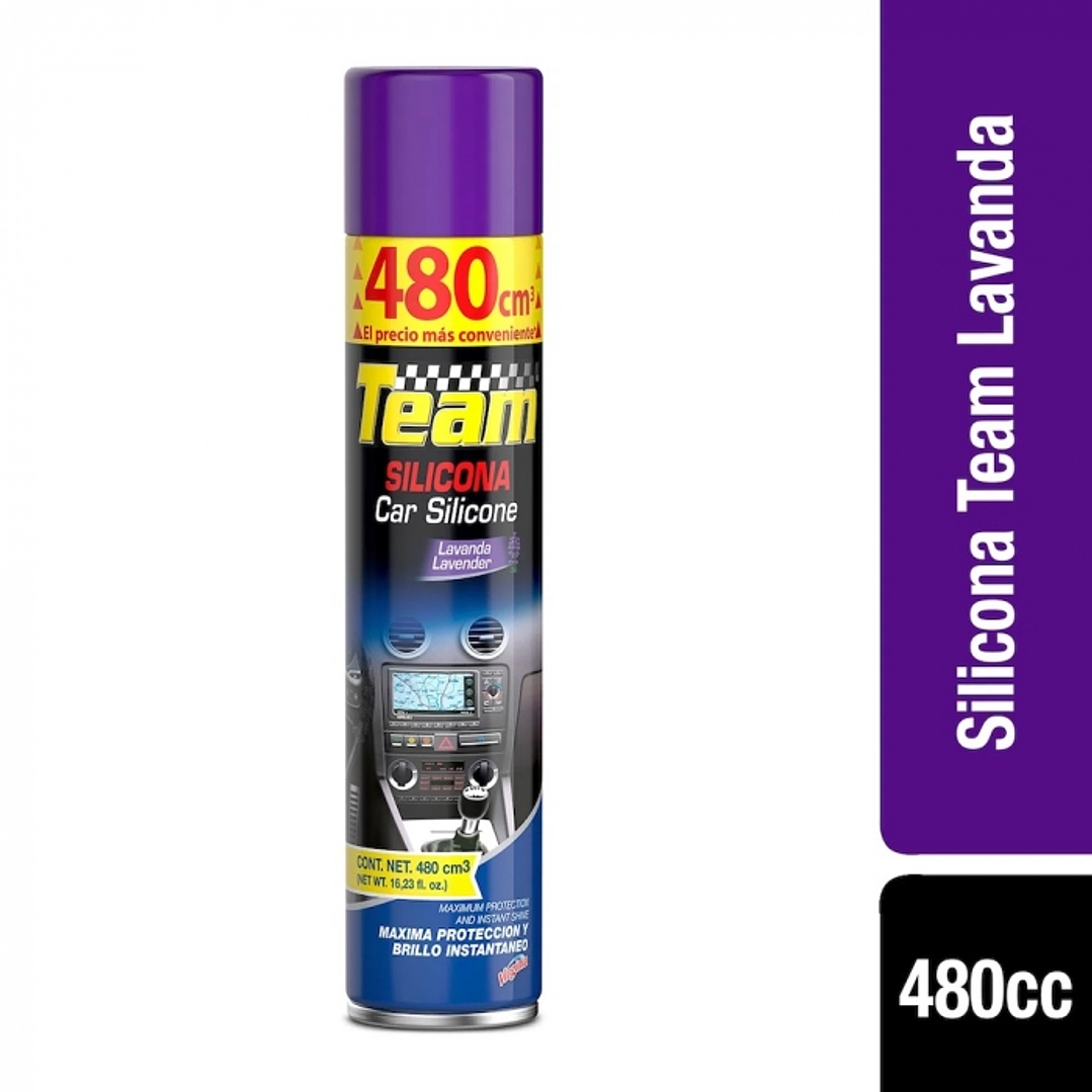 Silicona automóvil lavanda 480 ML -TEAM 1