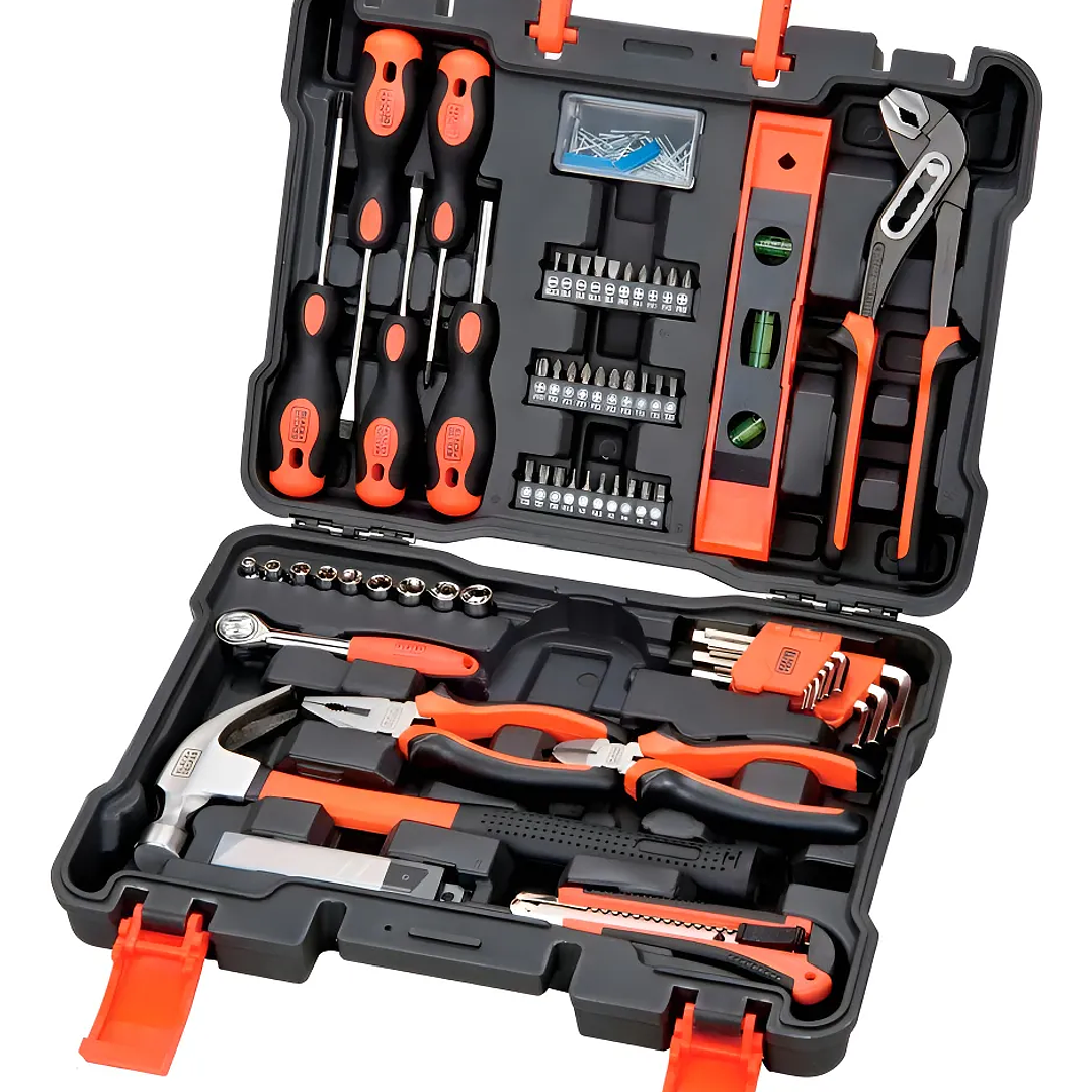 Set 153 Piezas Herramientas Manuales Black+decker Bmt153c-la Color Negro 1
