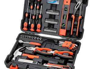 Set 153 Piezas Herramientas Manuales Black+decker Bmt153c-la Color Negro