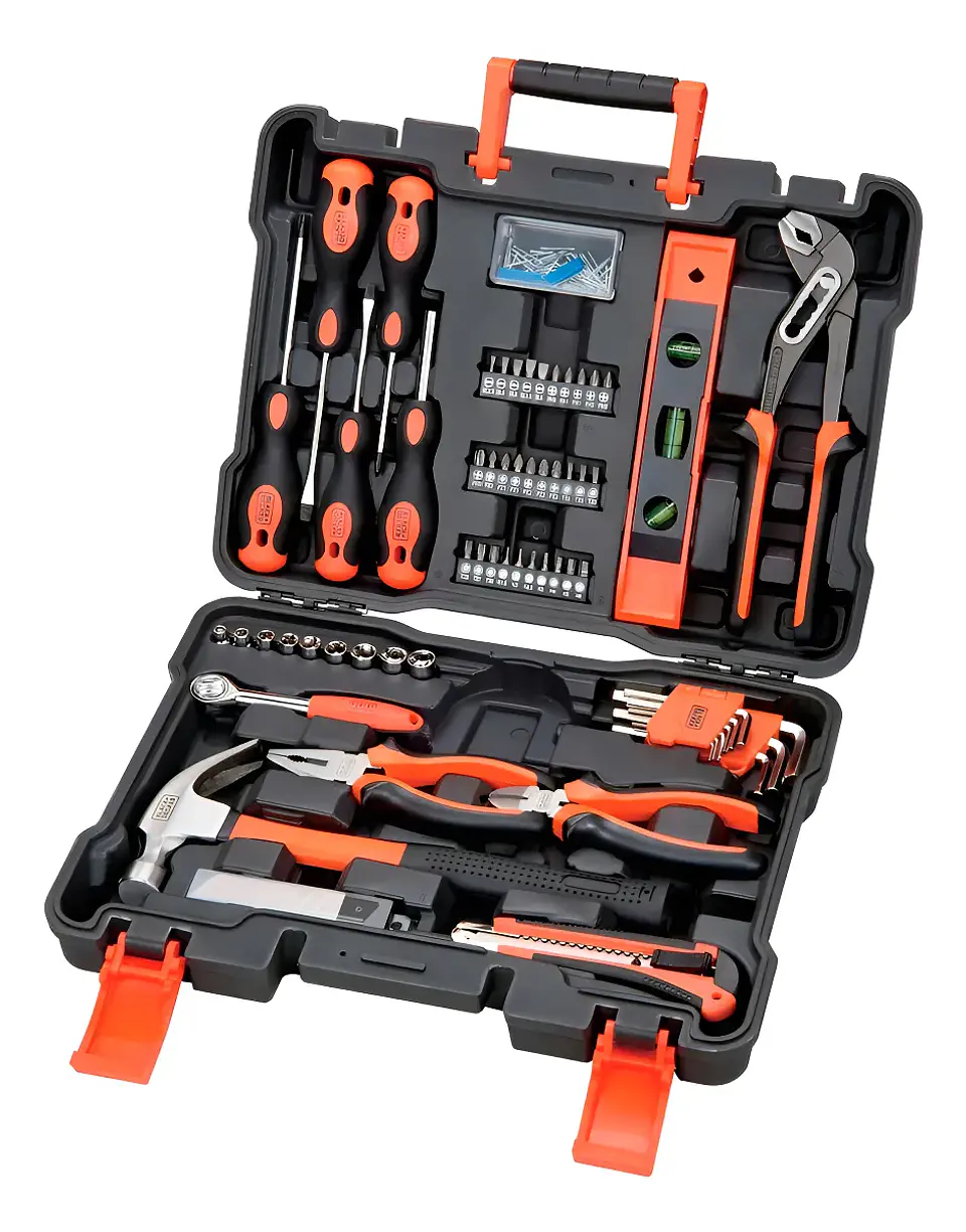 Set 153 Piezas Herramientas Manuales Black+decker Bmt153c-la Color Negro 1