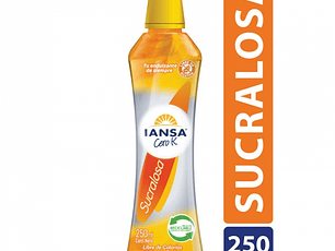 Endulzante líquido sucralosa cero-k 250 ML -IANSA
