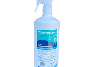 Alcohol isopropílico difemprofesional 70 grados con gatillo 1 LT -DIFEM PHARMA