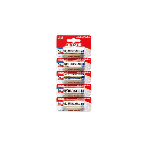 Pilas aa alcalinas 1.5v maximum power 5 UND -MAXELL