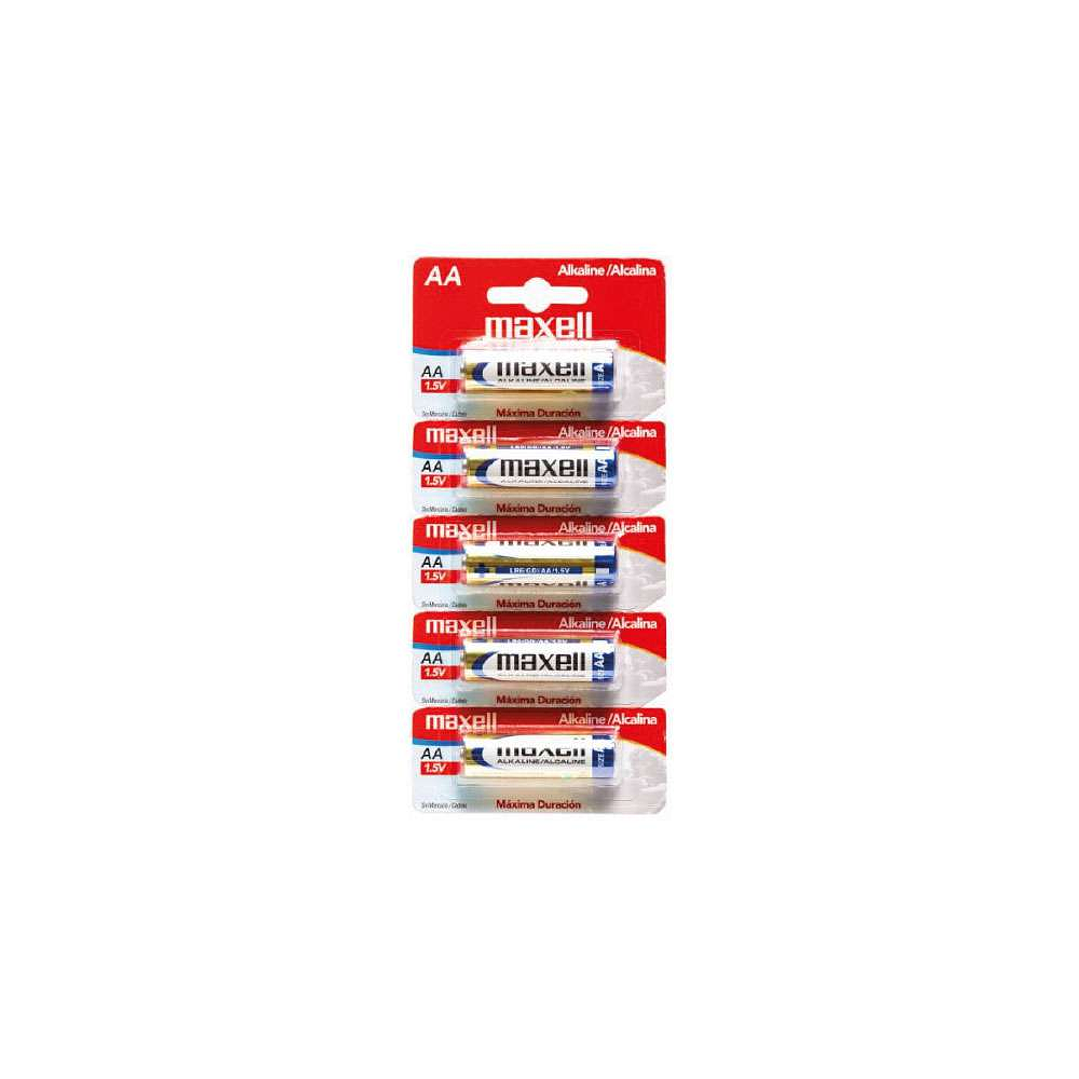 Pilas aa alcalinas 1.5v maximum power 5 UND -MAXELL 1