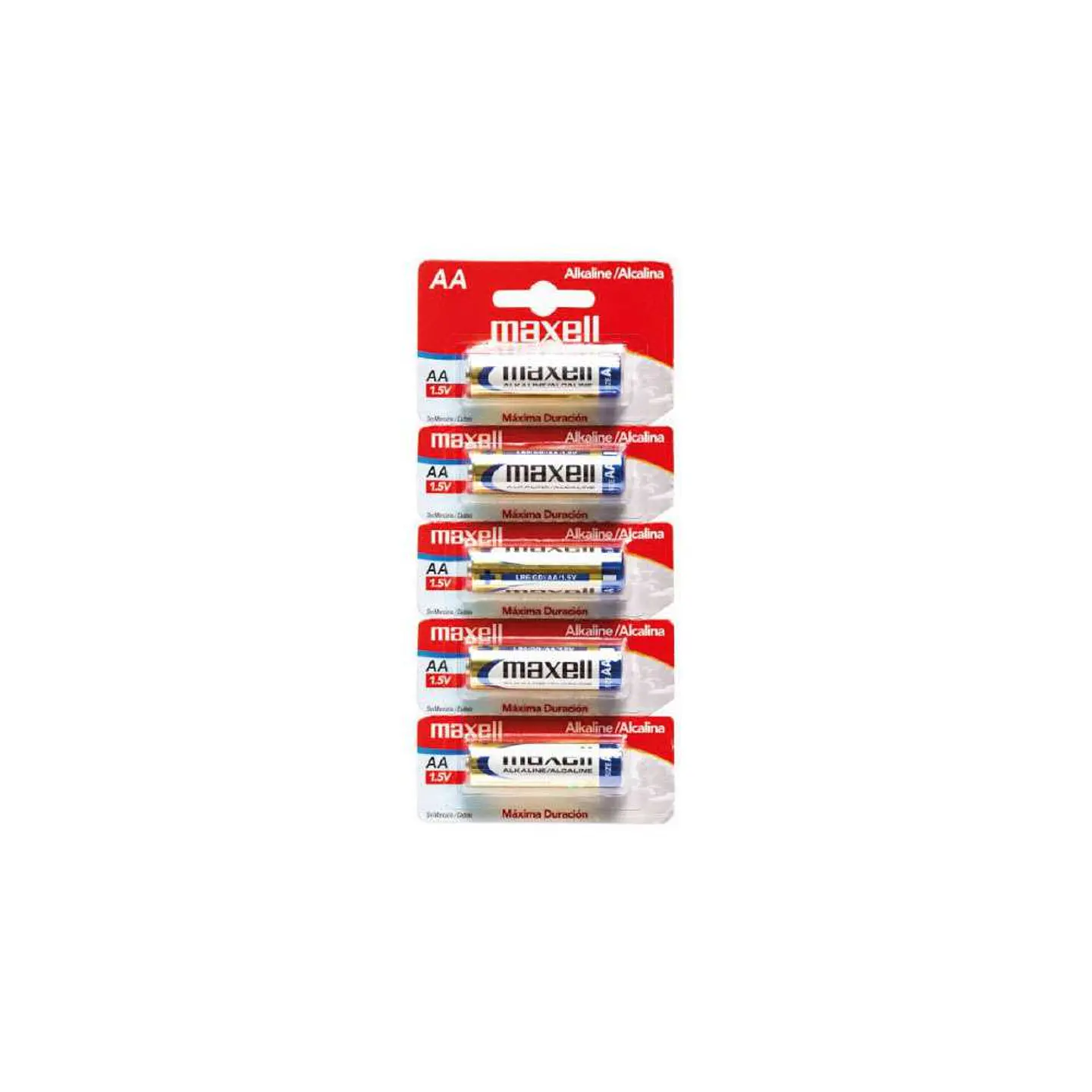 Pilas aa alcalinas 1.5v maximum power 5 UND -MAXELL 1