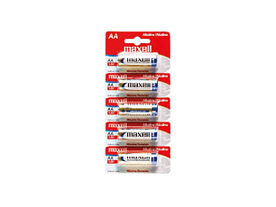 Pilas aa alcalinas 1.5v maximum power 5 UND -MAXELL