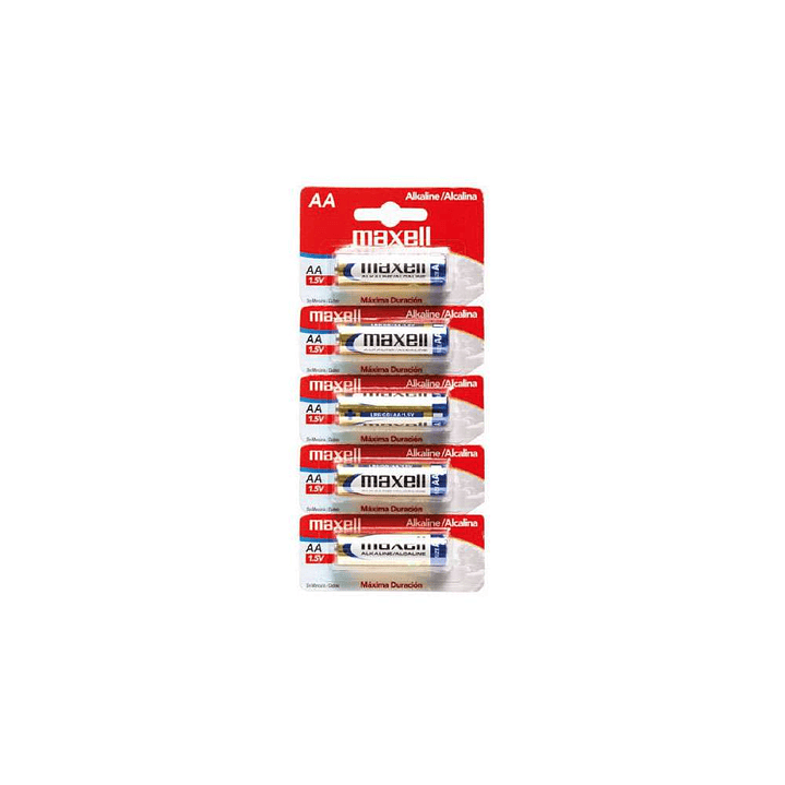 Pilas aa alcalinas 1.5v maximum power 5 UND -MAXELL 1