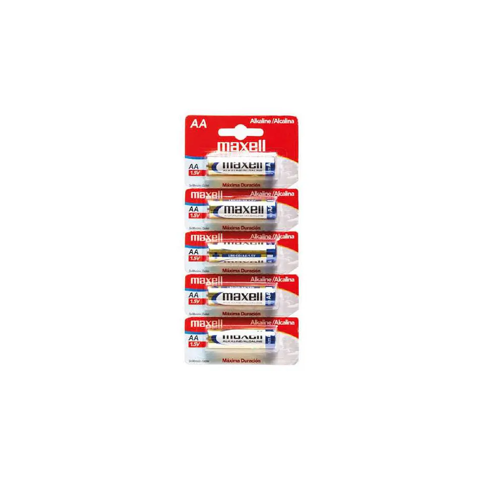 Pilas aa alcalinas 1.5v maximum power 5 UND -MAXELL 1