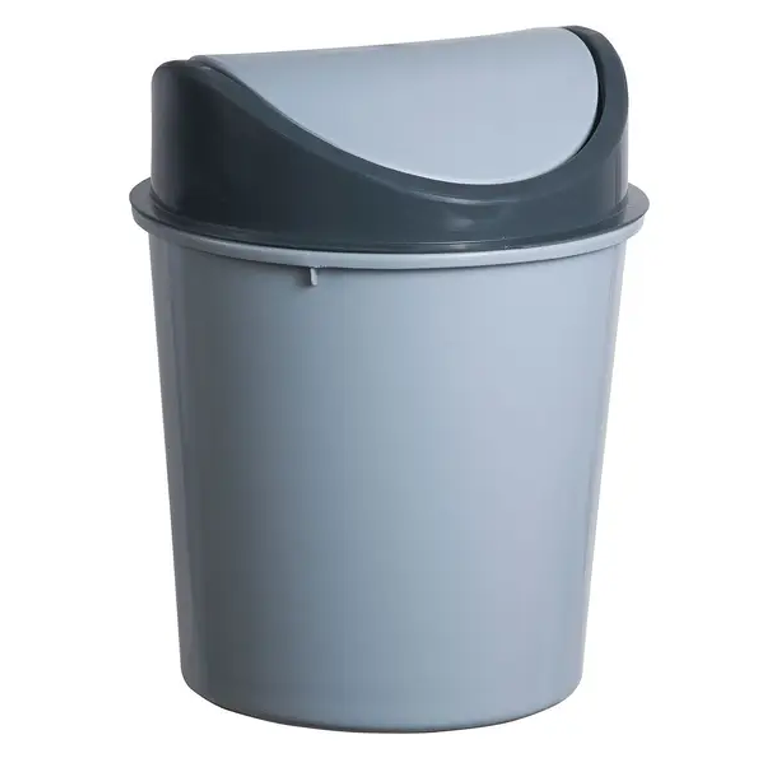 Basurero tapa vaiven Deluxe 15 Lts/ Contenedor 1