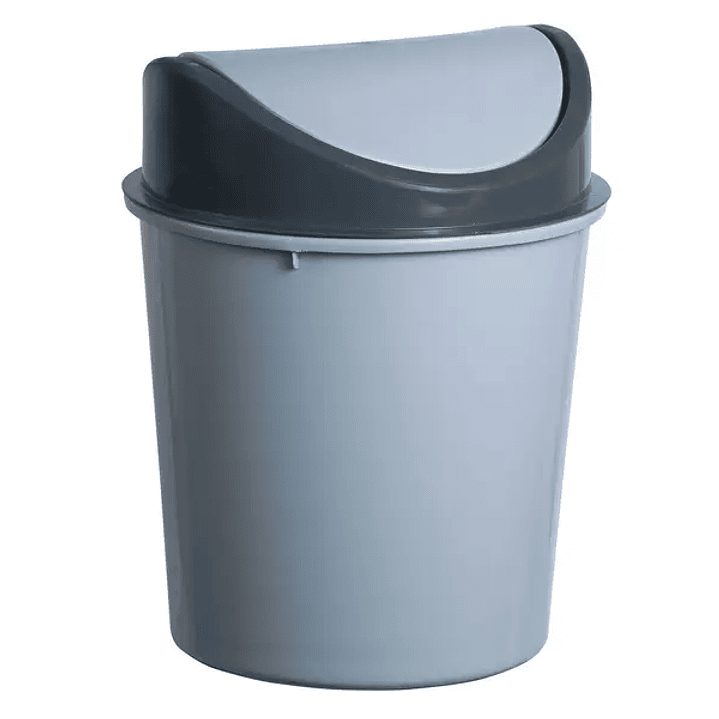 Basurero tapa vaiven Deluxe 15 Lts/ Contenedor 1