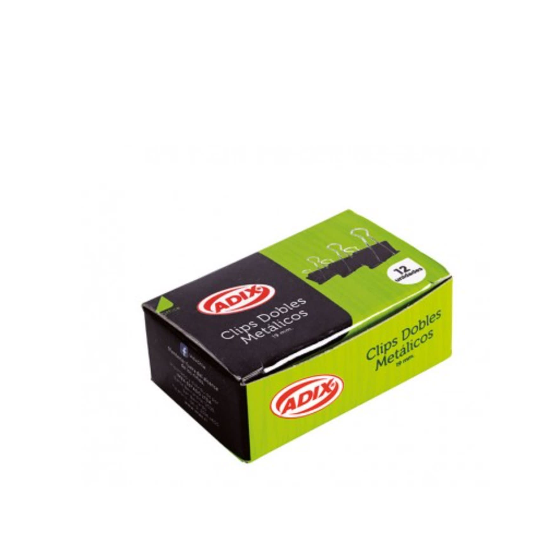 Clip doble negro 12 und 19 MM -ADIX 1