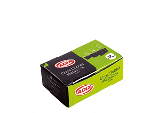 Clip doble negro 12 und 19 MM -ADIX