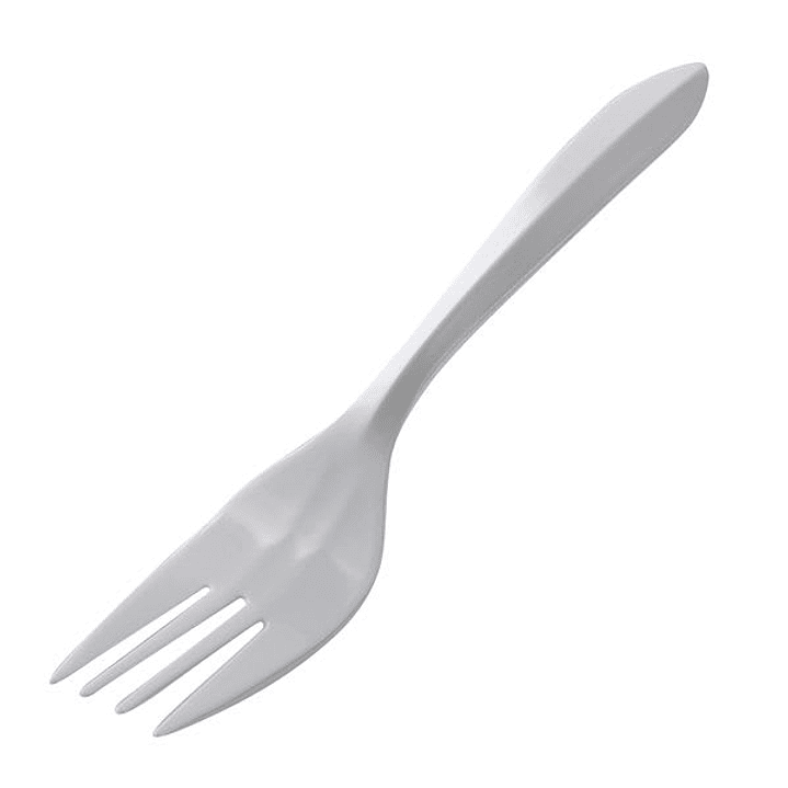 Tenedores plásticos desechables blancas 100 UND -GENÉRICO 1