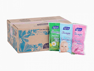Shampoo sachet mix aromas caja 50 und 50 ML C/U -BALLERINA