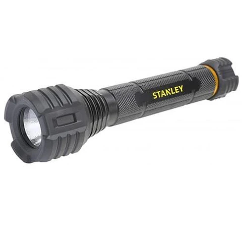 Linterna Aluminio Goma 120 Lm con Pilas AA STANLEY