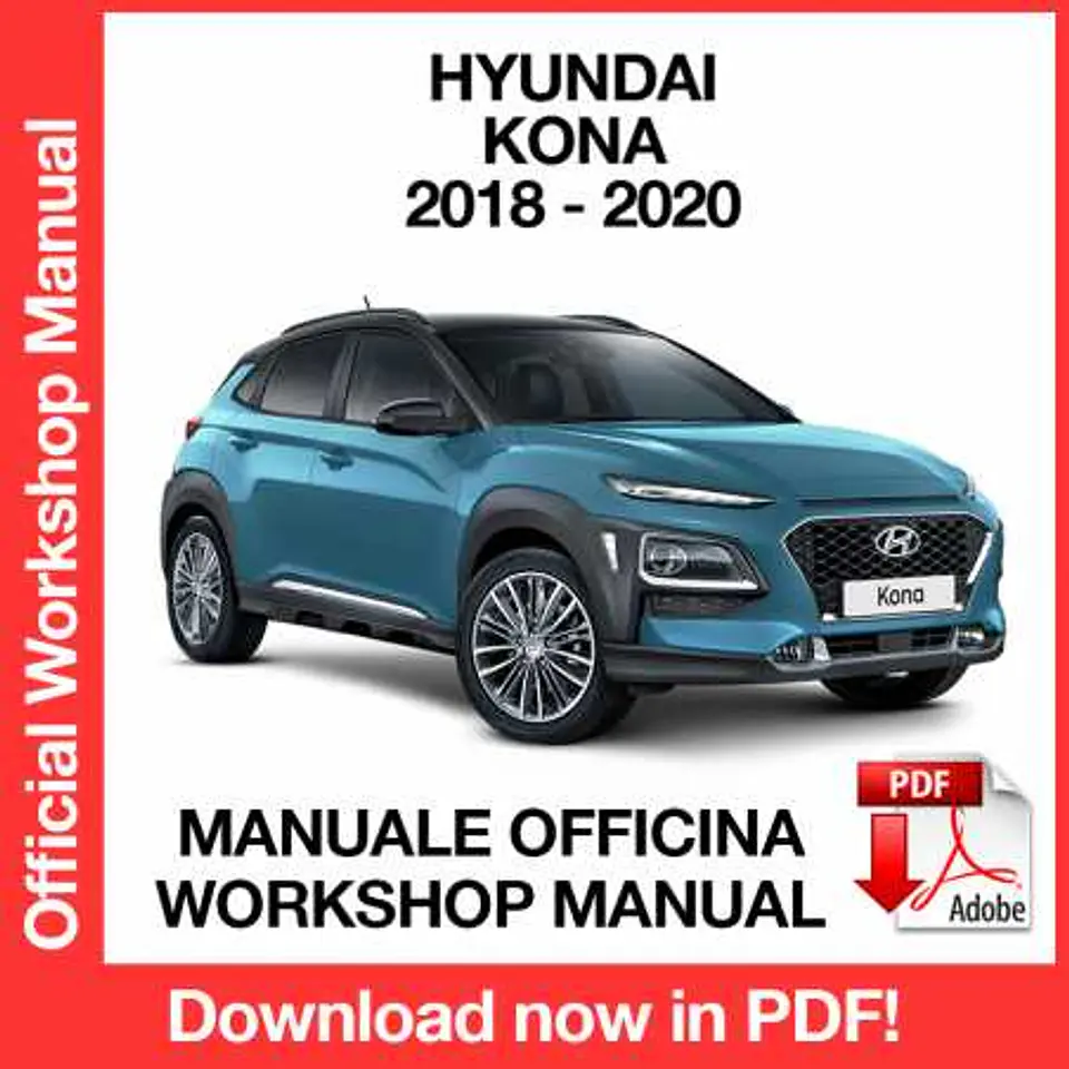 Hyundai Kona (2018, 2019, 2020) (EN) Workshop Repair Manual FREE PDF Download 1
