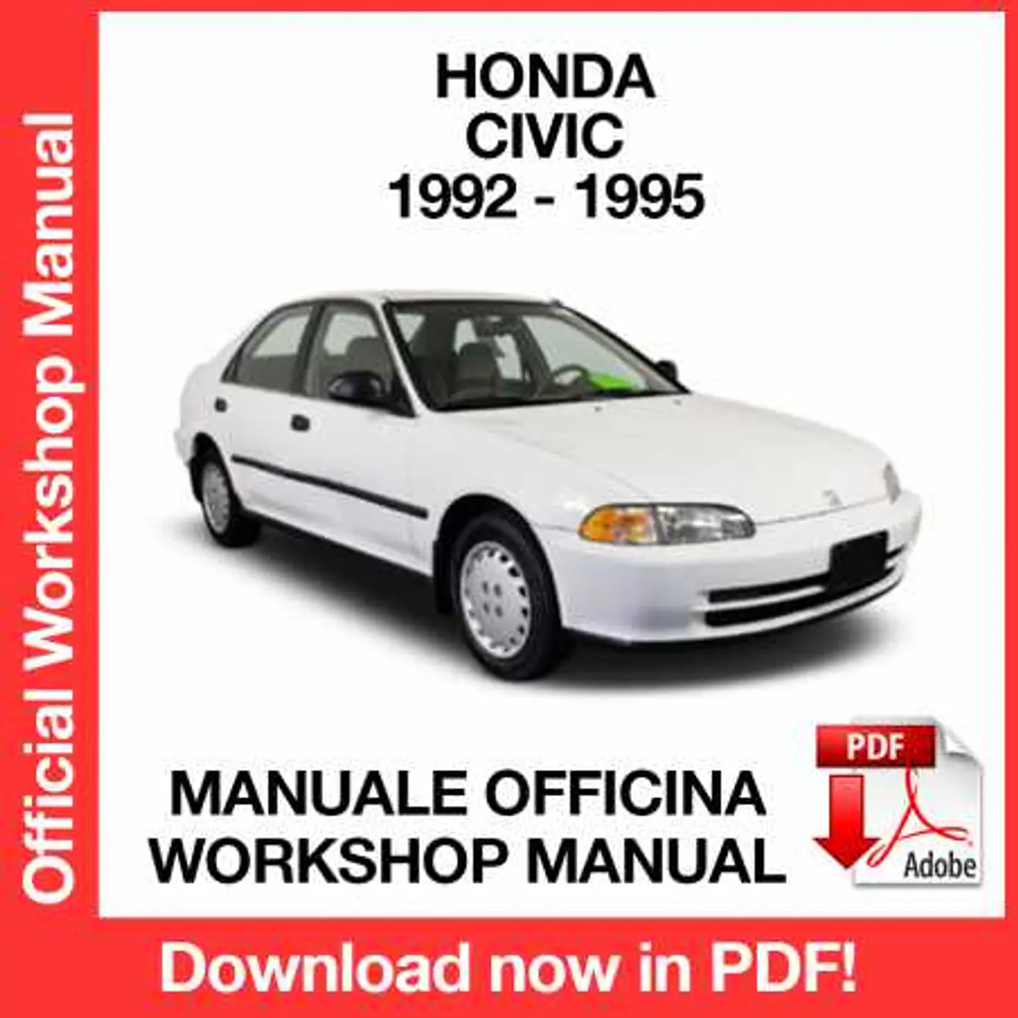 Honda Civic (1992, 1993, 1994, 1995) (EN) Workshop Repair Manual FREE PDF Download 1