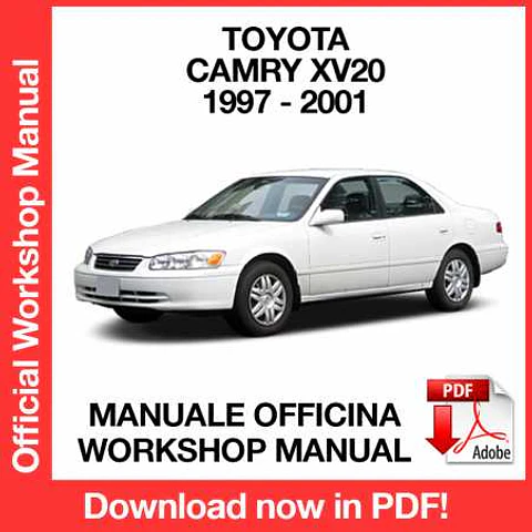 Toyota Camry XV20 (1997, 1998, 1999, 2000, 2001) (EN) Workshop Repair Manual FREE PDF Download