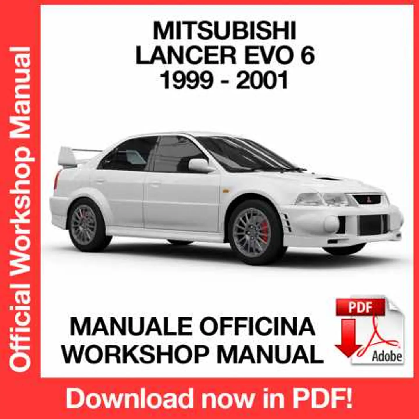 Mitsubishi Lancer Evo 6 (1999, 2000, 2001) (EN) Workshop Repair Manual FREE PDF Download 1