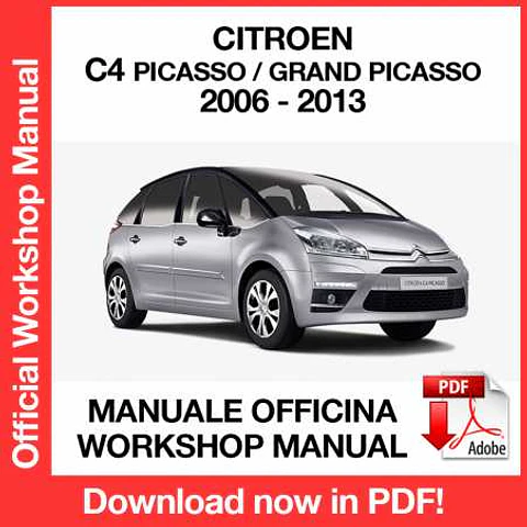 Citroen C4 Picasso (2006, 2007, 2008, 2009, 2010, 2011, 2012, 2013) (ITA) Workshop Repair Manual FREE PDF Download