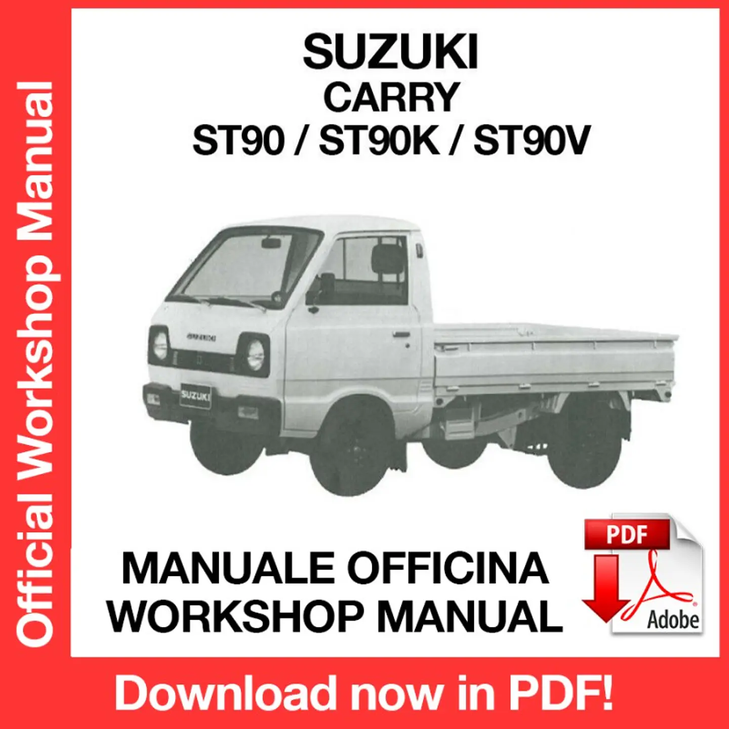 Suzuki Carry ST90 ST90K ST90V (1979) (EN) Workshop Repair Manual FREE PDF Download 1