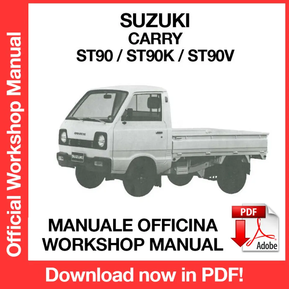 Suzuki Carry ST90 ST90K ST90V (1979) (EN) Workshop Repair Manual FREE PDF Download 1