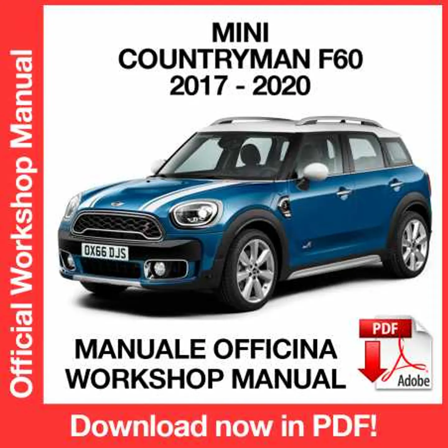 Mini Countryman F60 (2017, 2018, 2019, 2020) (EN) Workshop Repair Manual FREE PDF Download 1